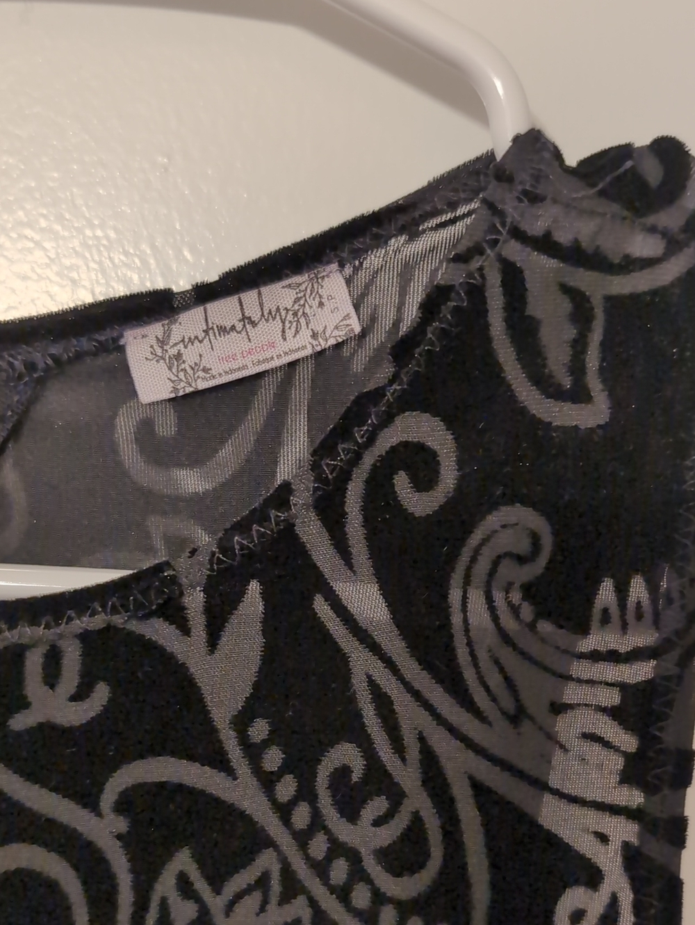 Black Velvety Free People Dress
